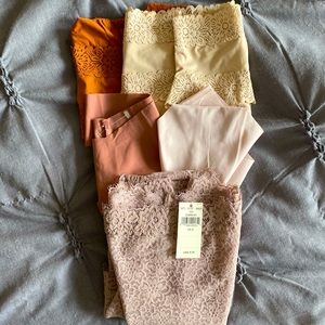 5 aerie panties, various styles